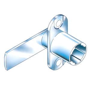 Type 097 Cam Body for Timberline Locks, 1-23/32" Cam Length, Vertical Mount