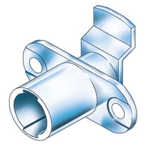 Type 185 Cam Body for Timberline Locks, 13/16" Cam Length, Horizontal Mount