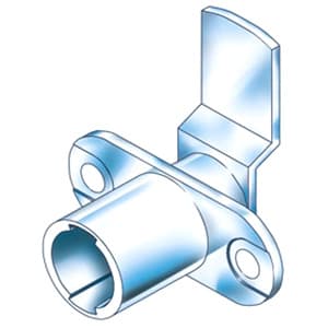 Type 188 Cam Body for Timberline Locks, 1-1/4" Cam Length, Horizontal Mount