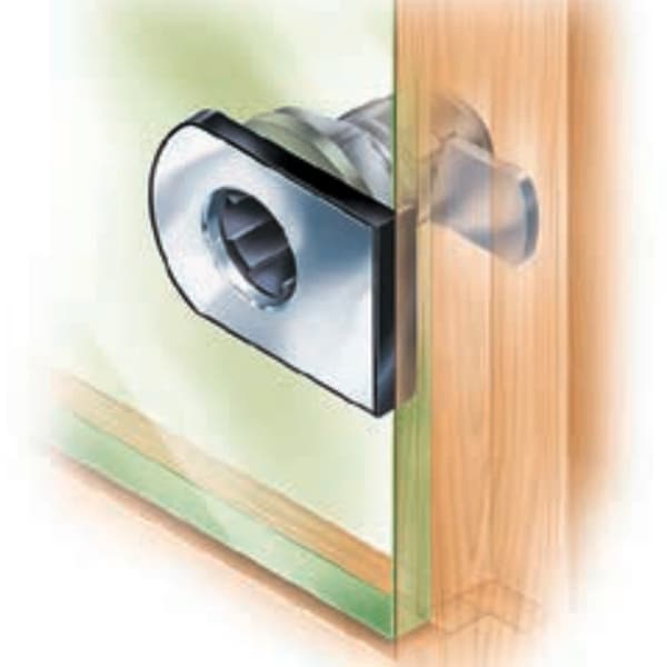 CB-307 Glass Door Lock for Timberline Lock, Horizontal Mount