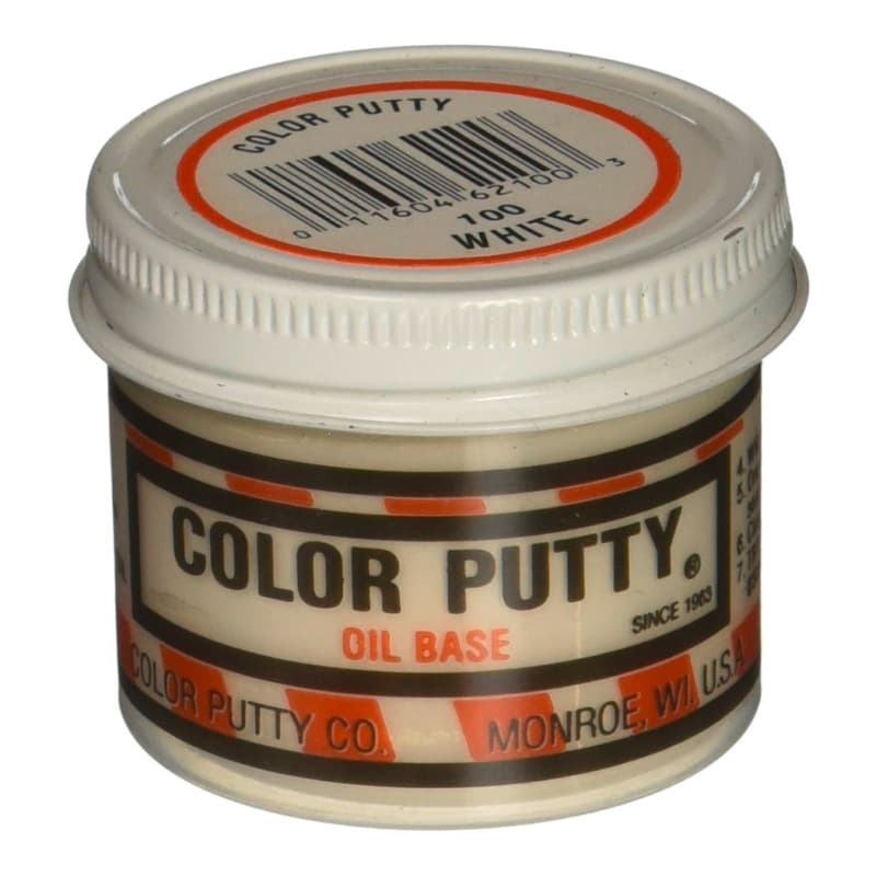 Color Putty, Oil-Based, 3.68 oz, 100 White