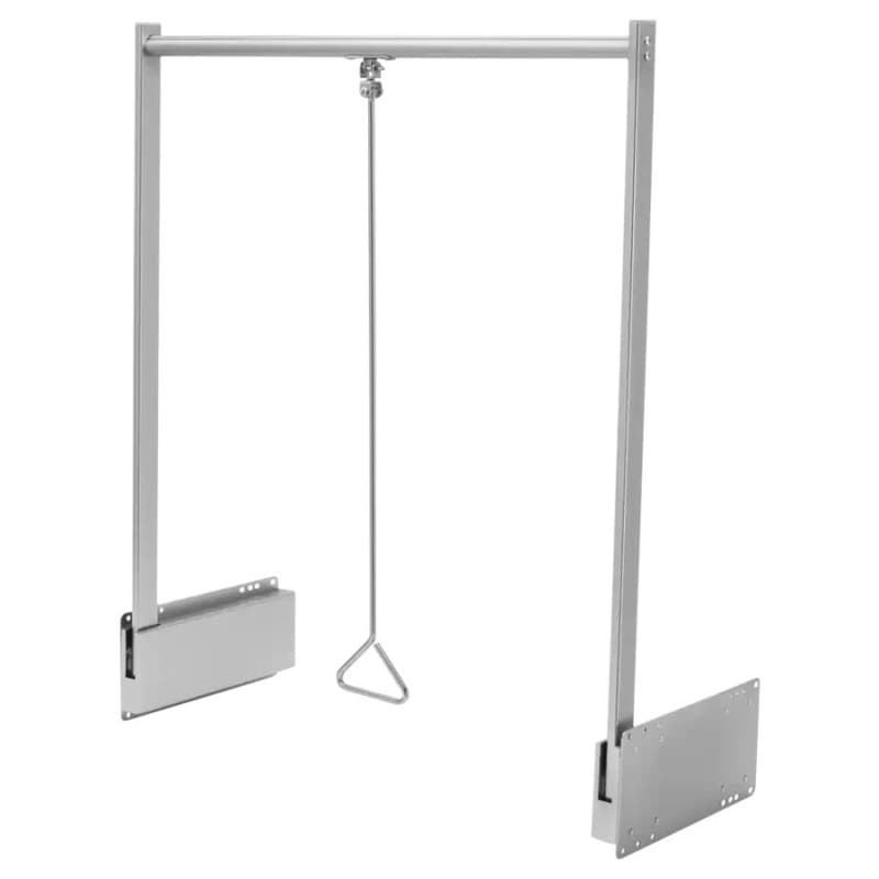 18" - 48" Pull Down Closet Rod, Anodized Finish