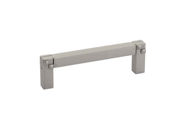 3-1/2" Mortise/Tenon Cabinet Pull, Satin Nickel