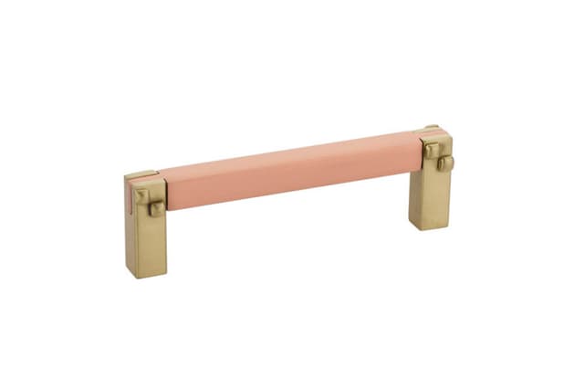 3-1/2" Mortise/Tenon Cabinet Pull, Satin Brass