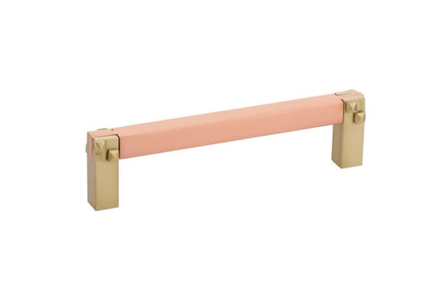 4" Mortise/Tenon Cabinet Pull, Satin Brass