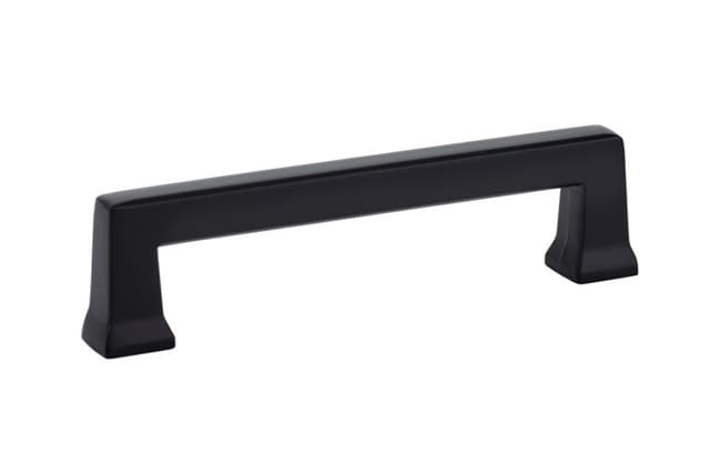 4" Alexander Cabinet Pull, Flat Black