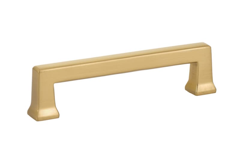 4" Alexander Cabinet Pull, Satin Brass