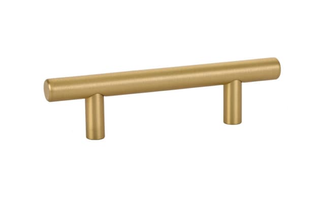3" Bar Cabinet Pull, Satin Brass