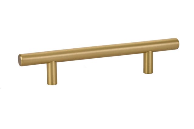 4" Bar Cabinet Pull, Satin Brass