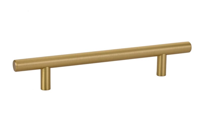 5" Bar Cabinet Pull, Satin Brass