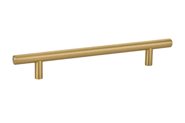 6" Bar Cabinet Pull, Satin Brass