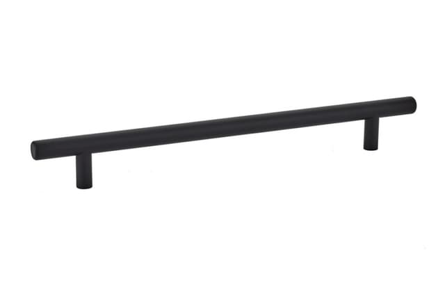 8" Bar Cabinet Pull, Flat Black