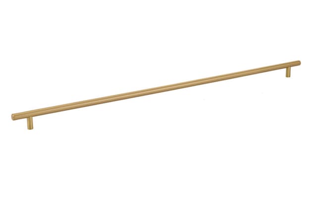 24" Bar Cabinet Pull, Satin Brass