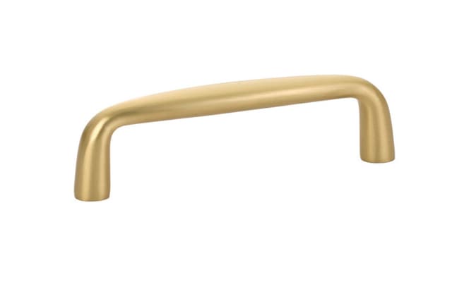3-1/2" Orbit Cabinet Pull, Satin Brass