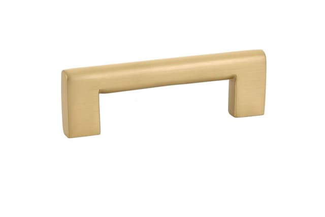 3-1/2" Trail Cabinet Pull, Satin Brass