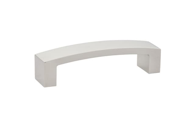 4" Bauhaus Cabinet Pull, Polished Nickel