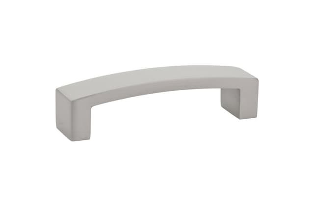 4" Bauhaus Cabinet Pull, Satin Nickel