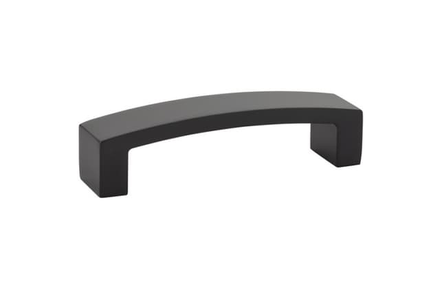 4" Bauhaus Cabinet Pull, Flat Black