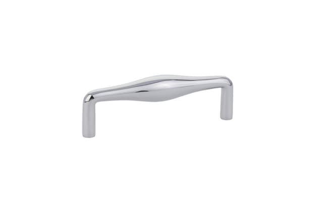 4" Dane Cabinet Pull, Polished Chrome