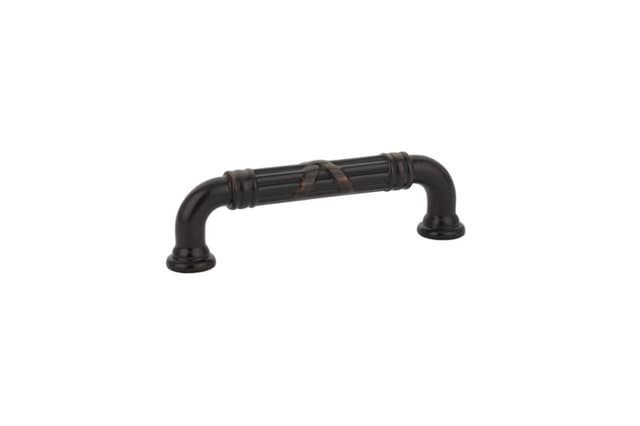 3-1/2" Ribbon/Reed Estate Cabinet Pull, Oil Rubbed Bronze