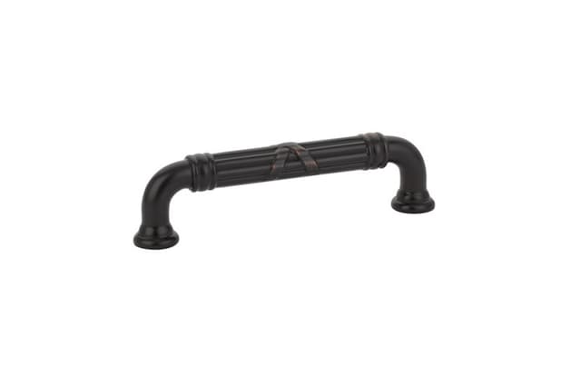4" Ribbon/Reed Estate Cabinet Pull, Oil Rubbed Bronze