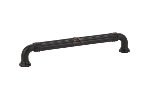 6" Ribbon/Reed Estate Cabinet Pull, Oil Rubbed Bronze