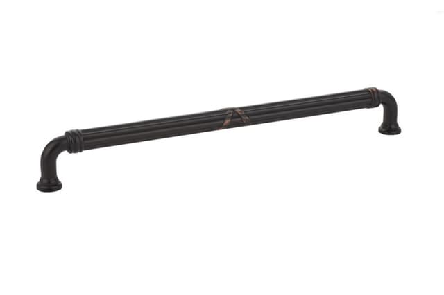 10" Ribbon/Reed Estate Cabinet Pull, Oil Rubbed Bronze
