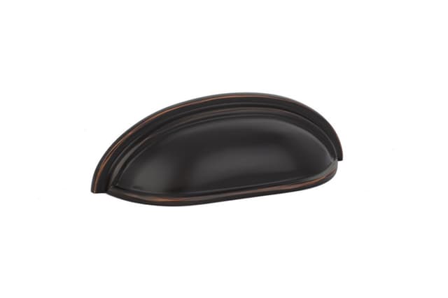 3" Cup Cabinet Pull, Oil Rubbed Bronze