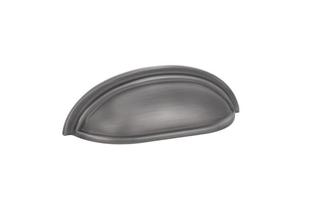 3" Cup Cabinet Pull, Pewter