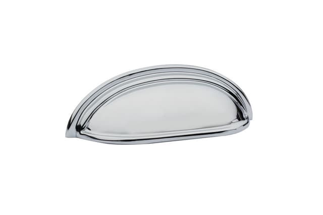 3" Cup Cabinet Pull, Polished Chrome