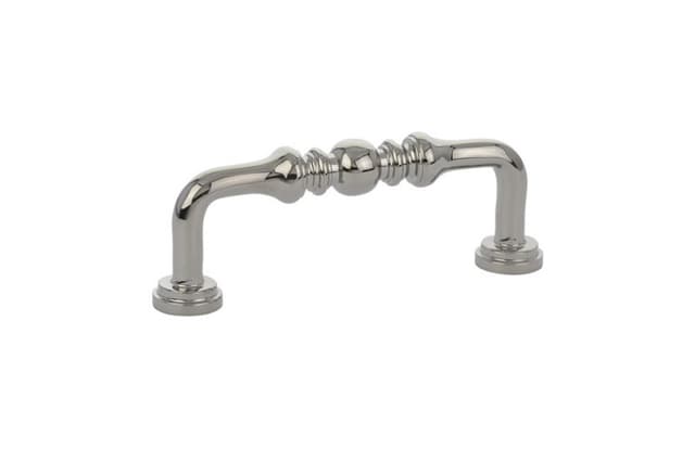 3" Spindle Cabinet Pull, Polished Nickel