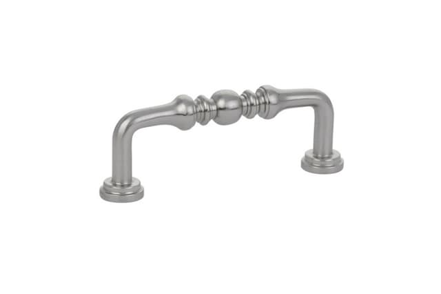 3" Spindle Cabinet Pull, Satin Nickel