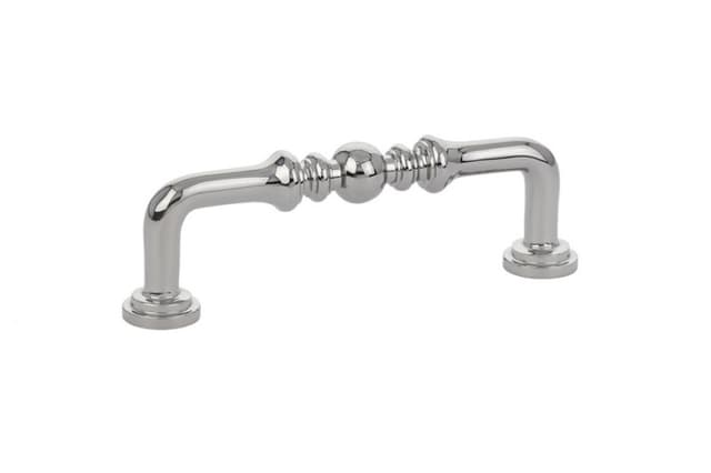 3-1/2" Spindle Cabinet Pull, Polished Nickel