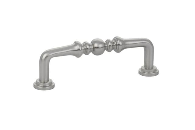 3-1/2" Spindle Cabinet Pull, Satin Nickel