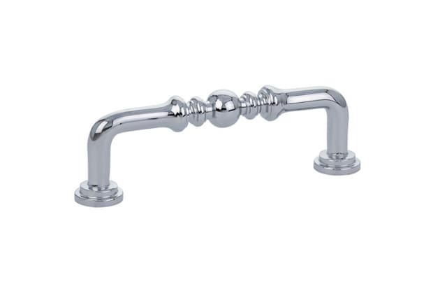 3-1/2" Spindle Cabinet Pull, Polished Chrome