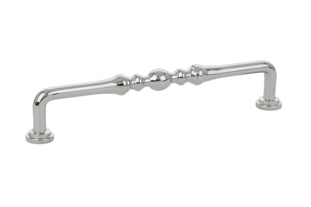 6" Spindle Cabinet Pull, Polished Nickel
