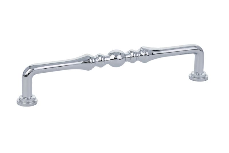 6" Spindle Cabinet Pull, Polished Chrome
