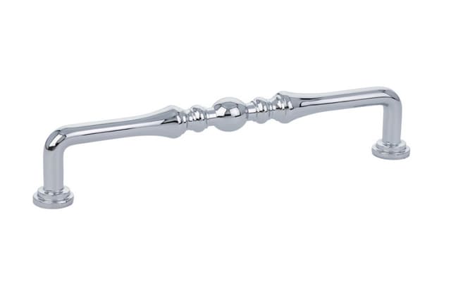 6" Spindle Cabinet Pull, Polished Chrome
