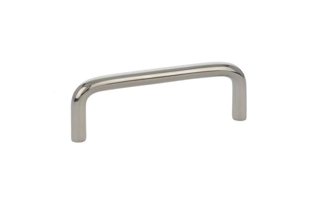 3-1/2" Wire Cabinet Pull, Polished Nickel