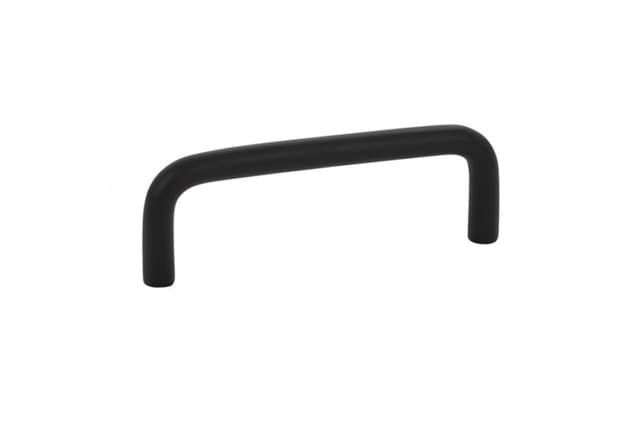 3-1/2" Wire Cabinet Pull, Flat Black