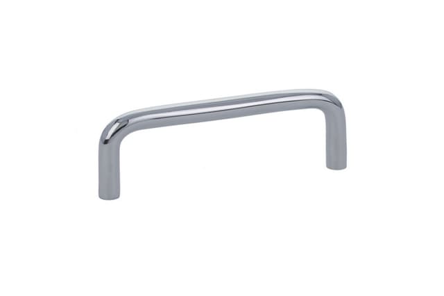 3-1/2" Wire Cabinet Pull, Polished Chrome