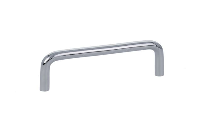 4" Wire Cabinet Pull, Polished Chrome