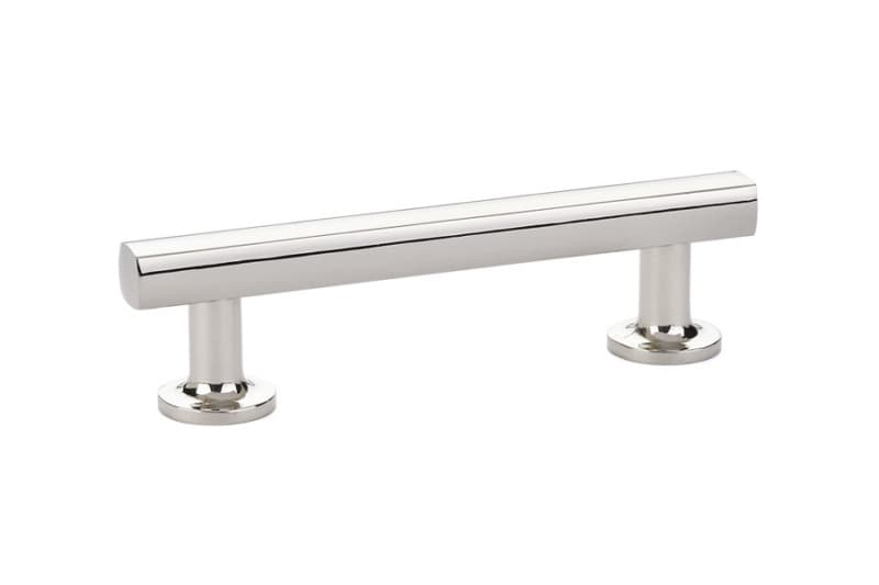 3-1/2" Freestone Cabinet Pull, Polished Nickel