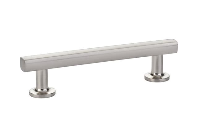 4" Freestone Cabinet Pull, Satin Nickel