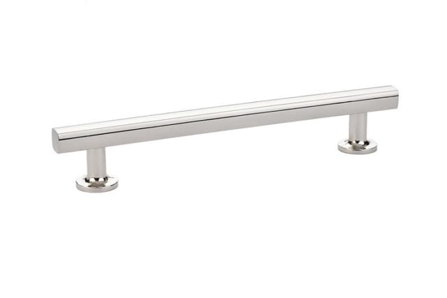 6" Freestone Cabinet Pull, Polished Nickel