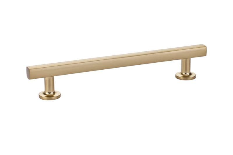 6" Freestone Cabinet Pull, Satin Brass