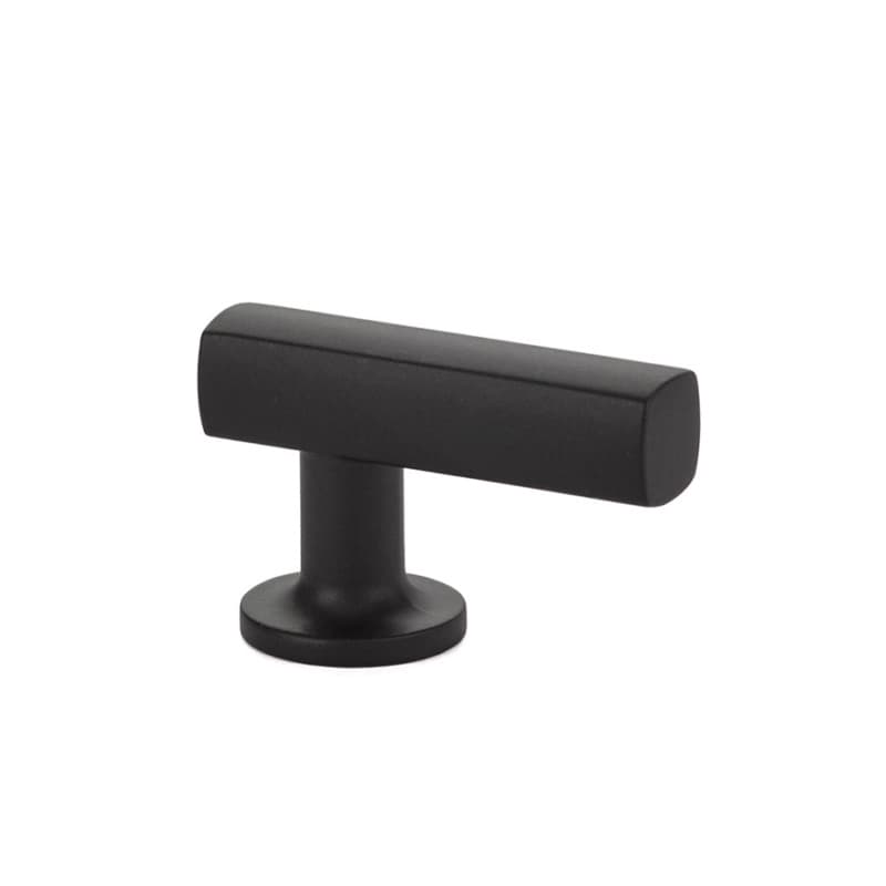1-7/8" Freestone Finger Cabinet Pull, Flat Black