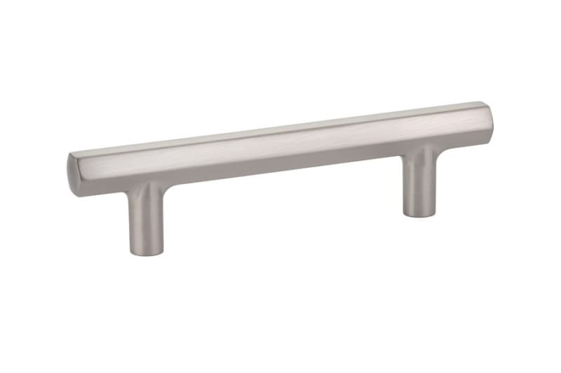 3-1/2" Mod Hex Cabinet Pull, Satin Nickel