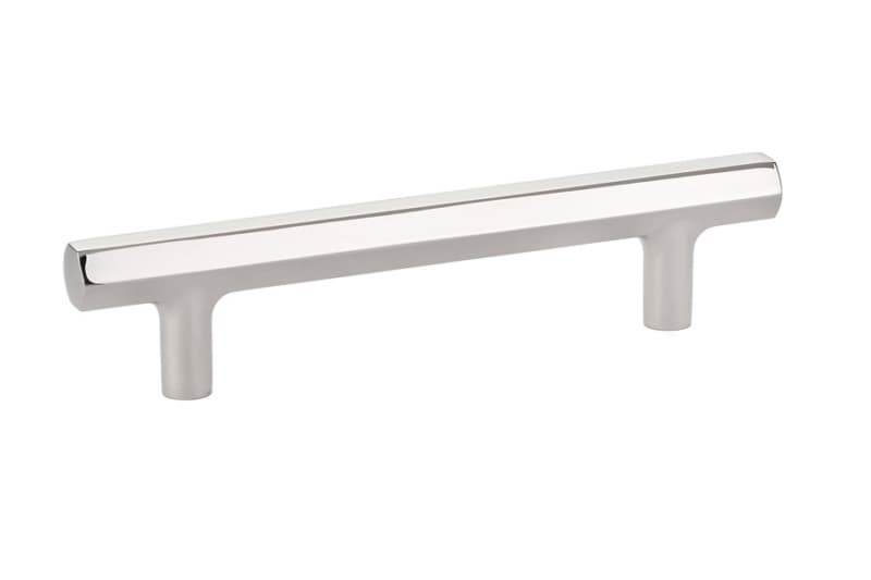 4" Mod Hex Cabinet Pull, Polished Nickel