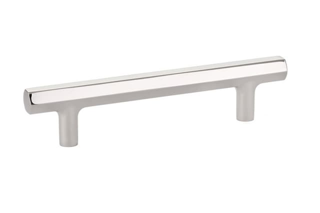4" Mod Hex Cabinet Pull, Polished Nickel